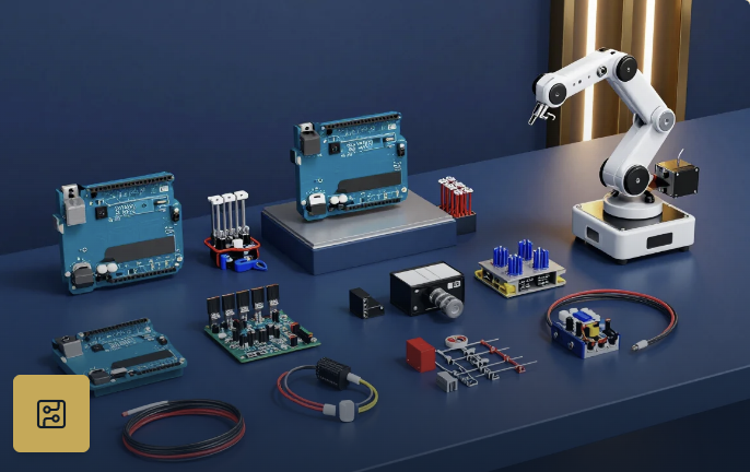 Vente de kits électroniques et matériel technologique